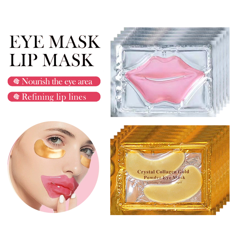 10/20pcs Golden Crystal Collag - đánh giá và giá Face Mask Skincare