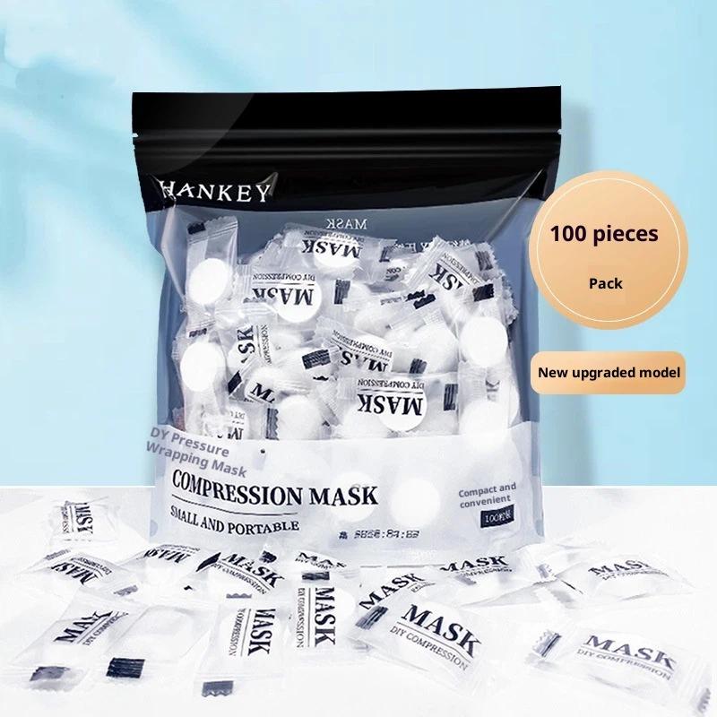 **100PCS Disposable Compressed - đánh giá và giá Face Mask Skincare