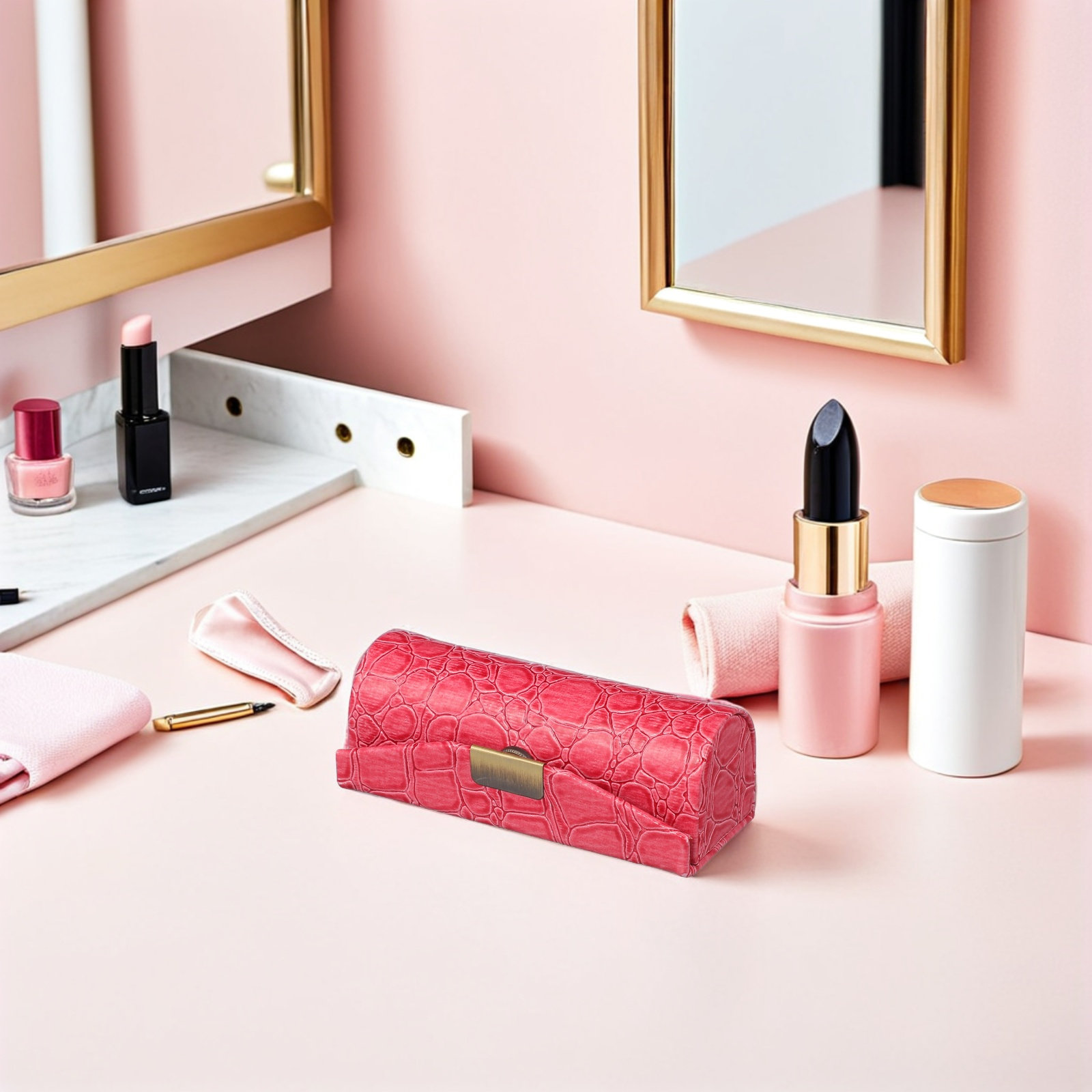 PU Lipstick Case Compact Decor - đánh giá và giá Lip Balm