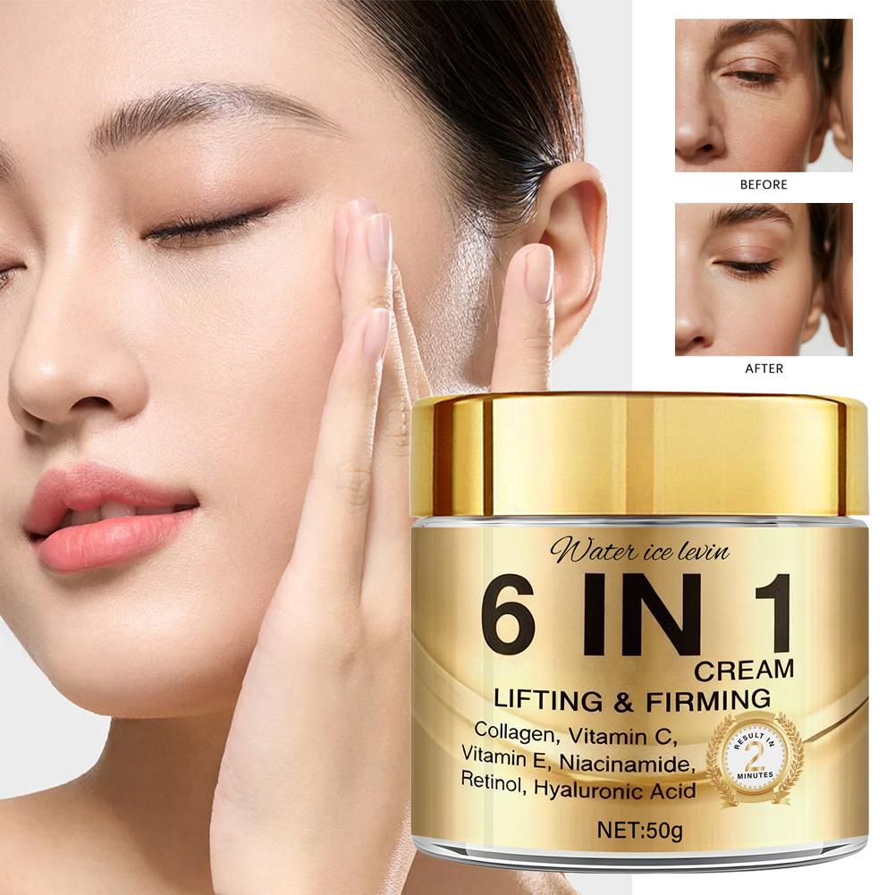 6 IN 1 Collagen Face Cream Lif - đánh giá và giá Vitamin C Serum