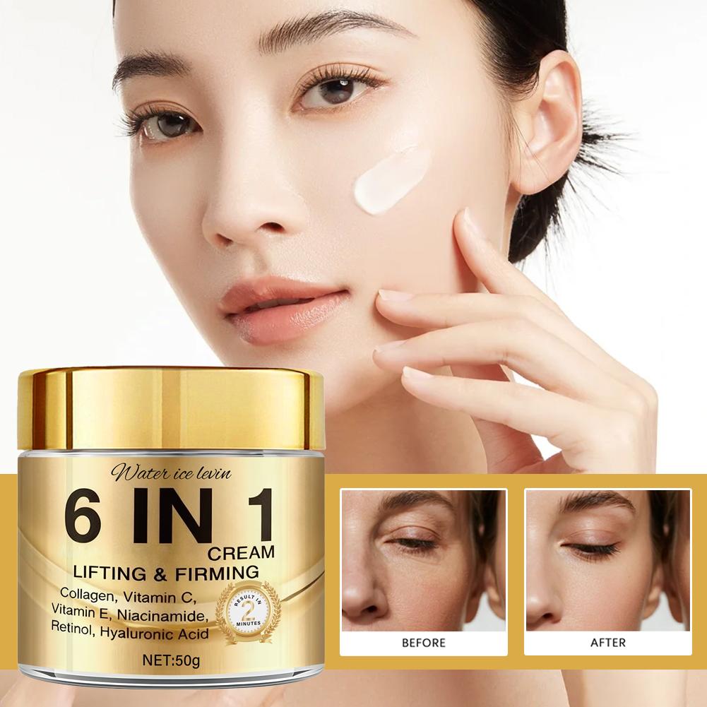 6 IN 1 Collagen Face Cream Lif - đánh giá và giá Vitamin C Serum
