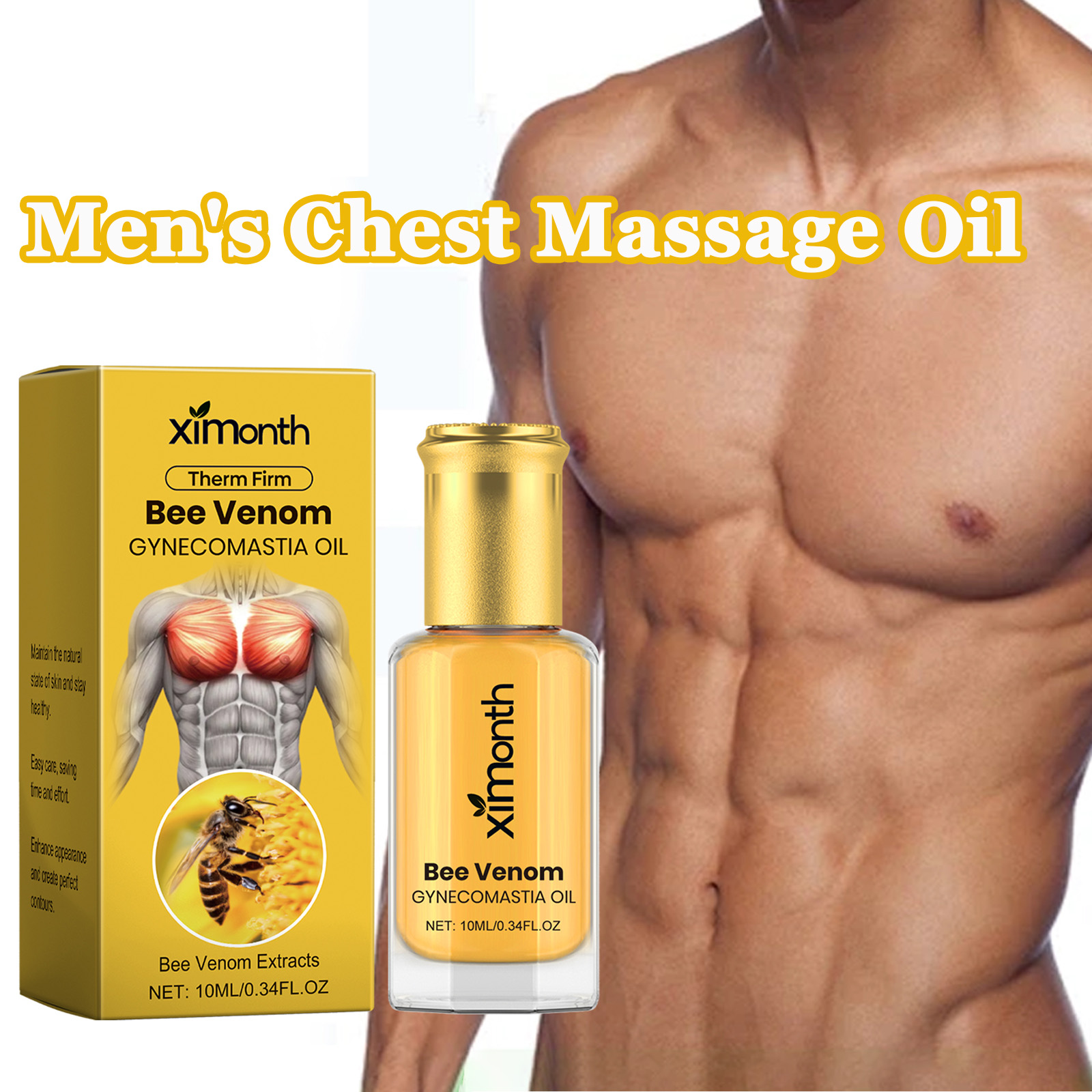 Bee Venom Men's Chest Massage  - đánh giá và giá Skincare China