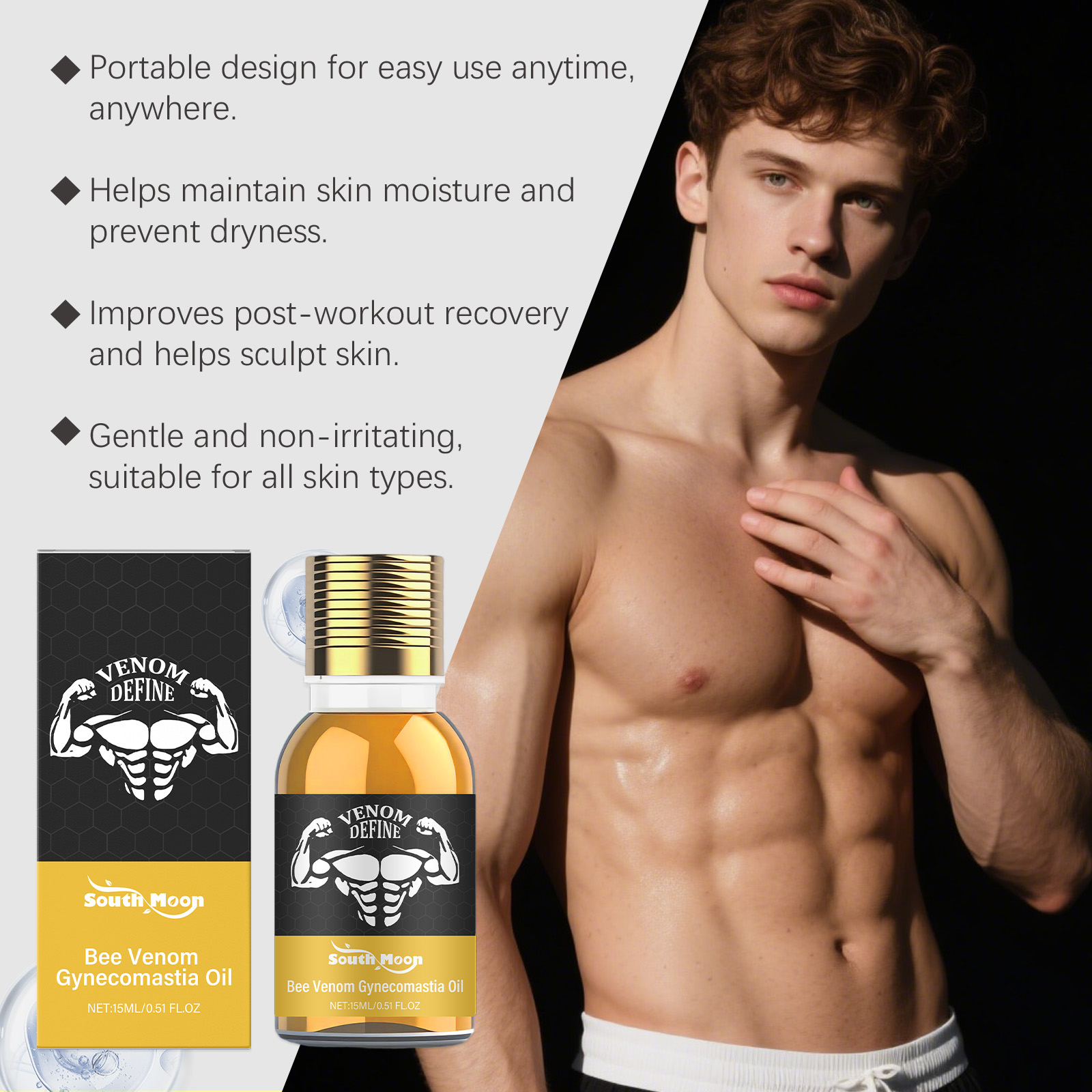 Bee Venom Gynecomastia Oil For - đánh giá và giá Skincare China