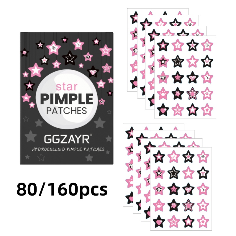 80/160pcs Star Acne Patch Set  - đánh giá và giá Face Moisturizer