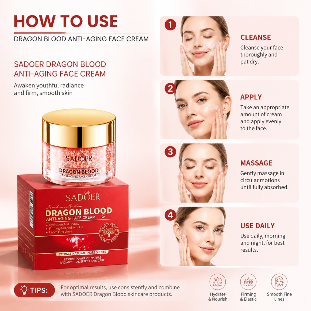 Dragon Blood Retinol Facial Cr - đánh giá và giá Retinol Cream
