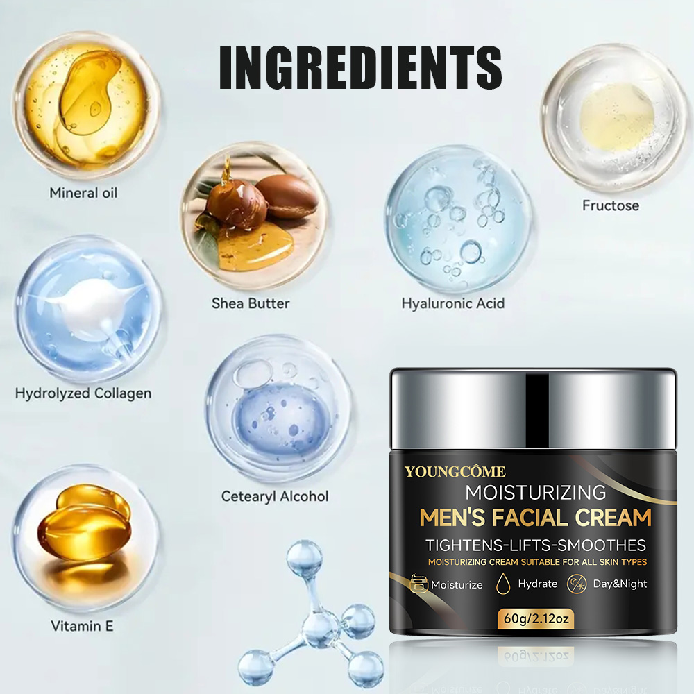 Men's Face Cream with Collagen - đánh giá và giá Retinol Cream