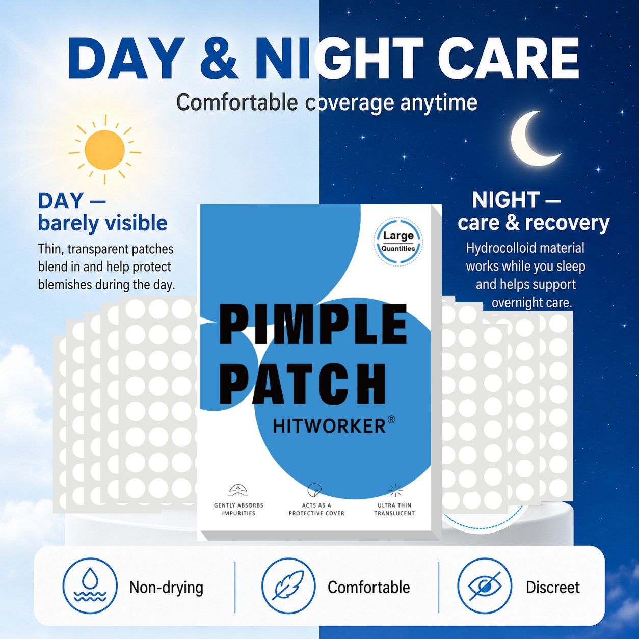 800Pcs Hydrocolloid Acne Pimpl - đánh giá và giá Skincare China